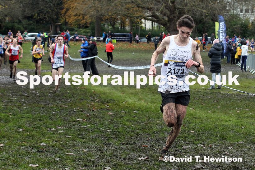 Mens under-17s, 2019 European Cross Country Trials and British Cross Challenge, Sefton Park, Liverpool.  Photo: David T. Hewitson/Sports for All Pics